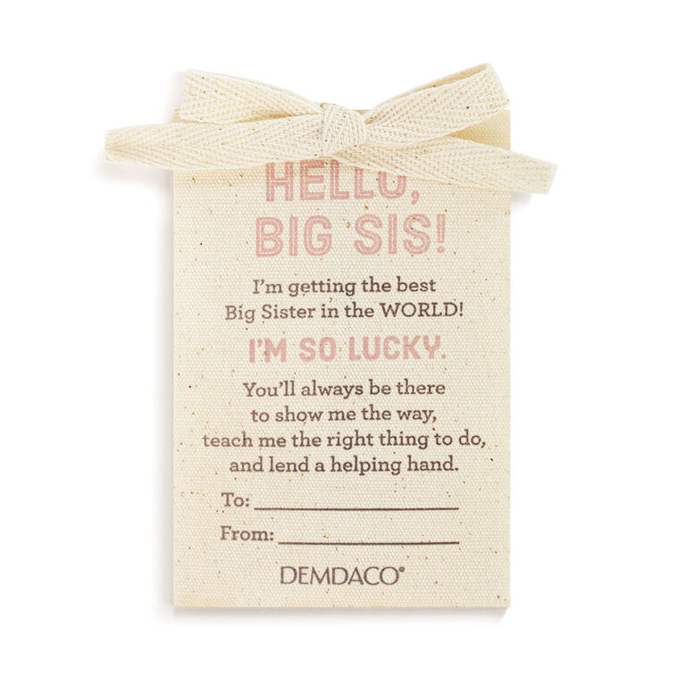 Hallmark Demdaco Best Big Sister Dog Stuffed Animal 16"