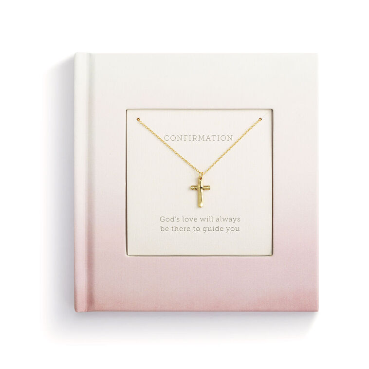 hallmark Demdaco Confirmation Book and Necklace Set
