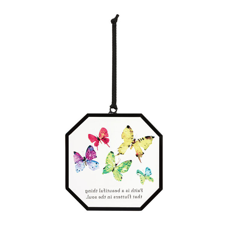 Hallmark Demdaco Dean Crouser Flock Of Butterflies Suncatcher