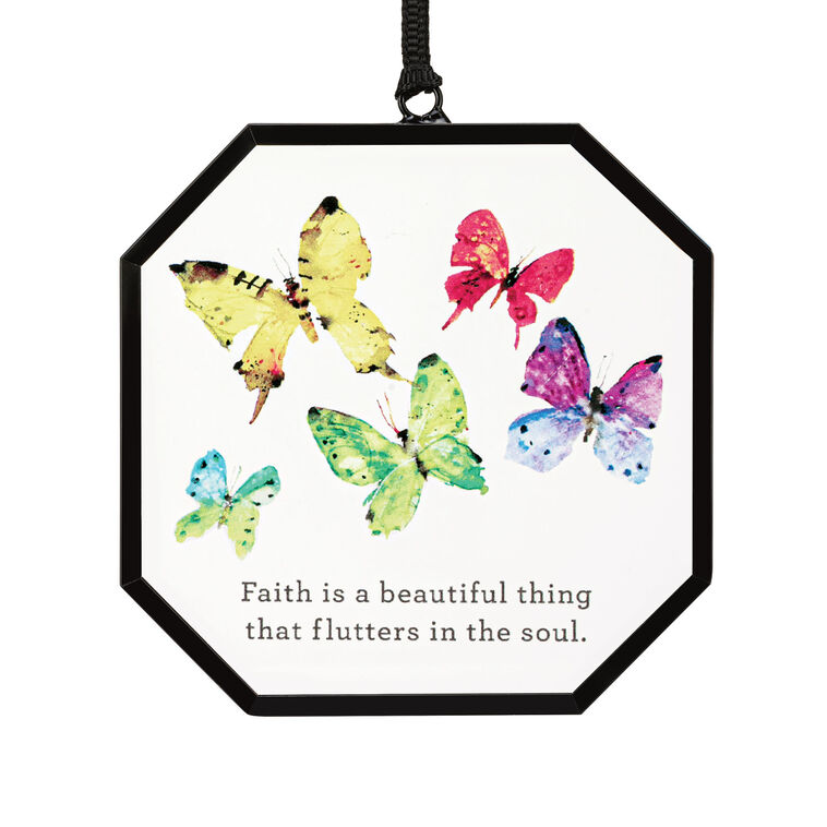 hallmark Demdaco Dean Crouser Flock of Butterflies Suncatcher