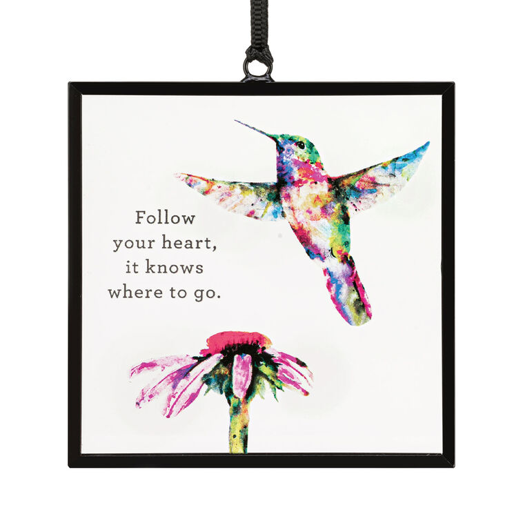 hallmark Demdaco Dean Crouser Hummingbird Suncatcher