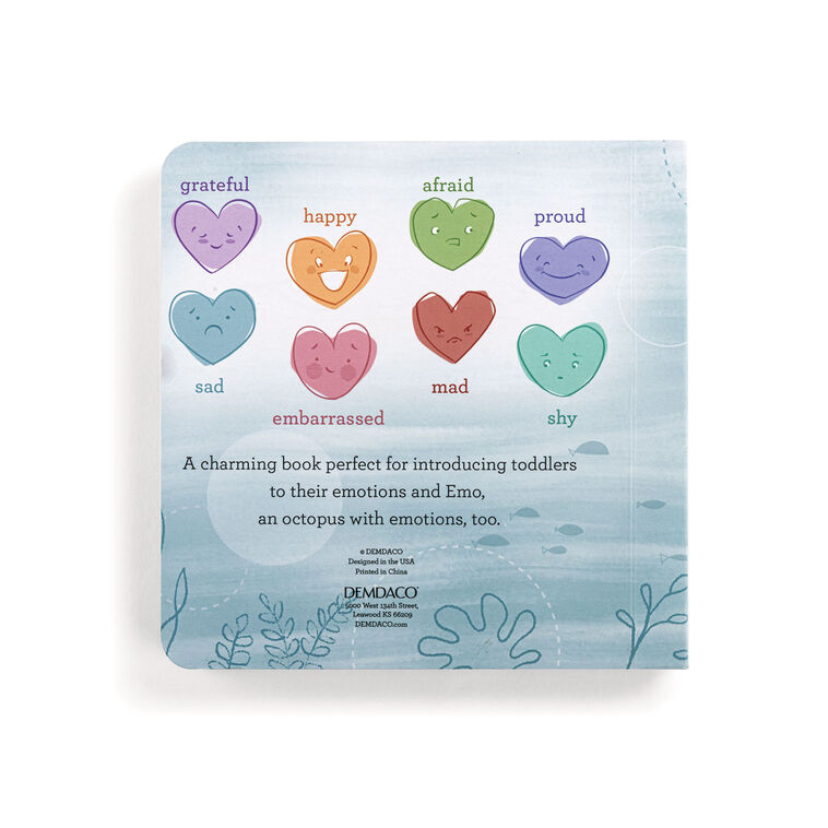 Hallmark Demdaco Emo The Little Octopus With Big Emotions Board Book