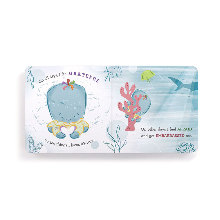 Hallmark Demdaco Emo The Little Octopus With Big Emotions Board Book