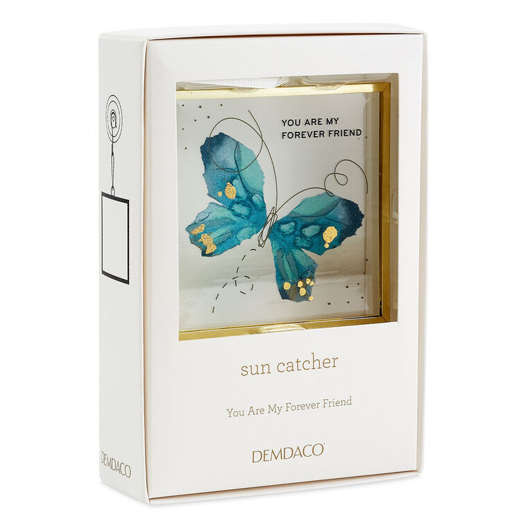 Hallmark Demdaco Forever Friend Blue Butterfly Suncatcher