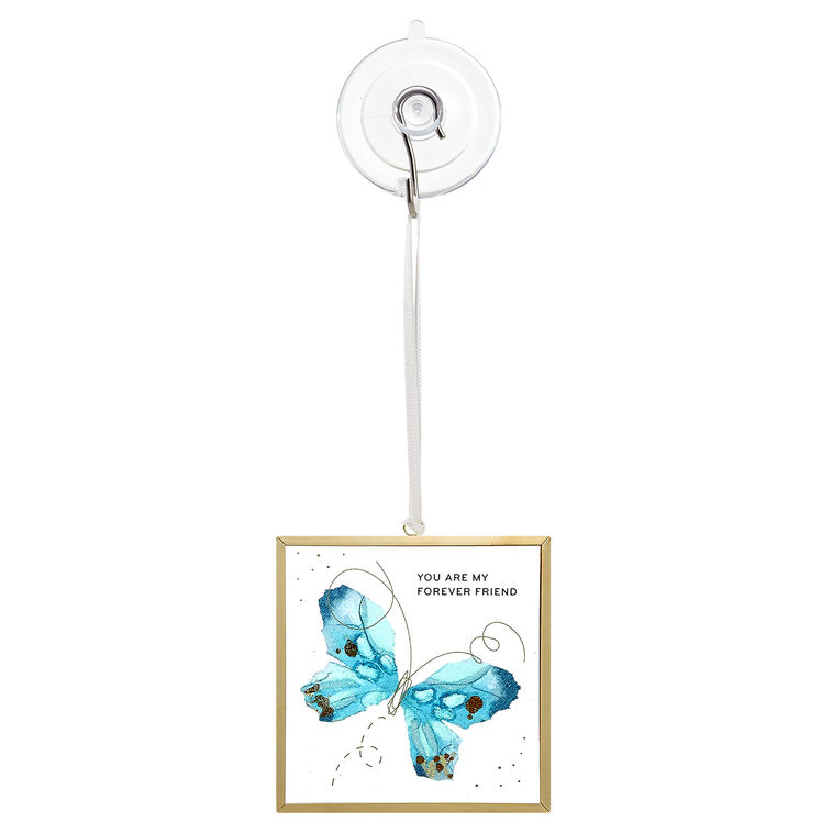 hallmark Demdaco Forever Friend Blue Butterfly Suncatcher
