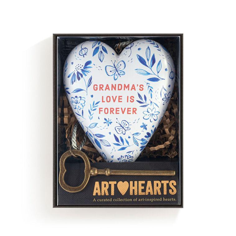 Hallmark Demdaco Grandma's Love Art Heart Sculpture
