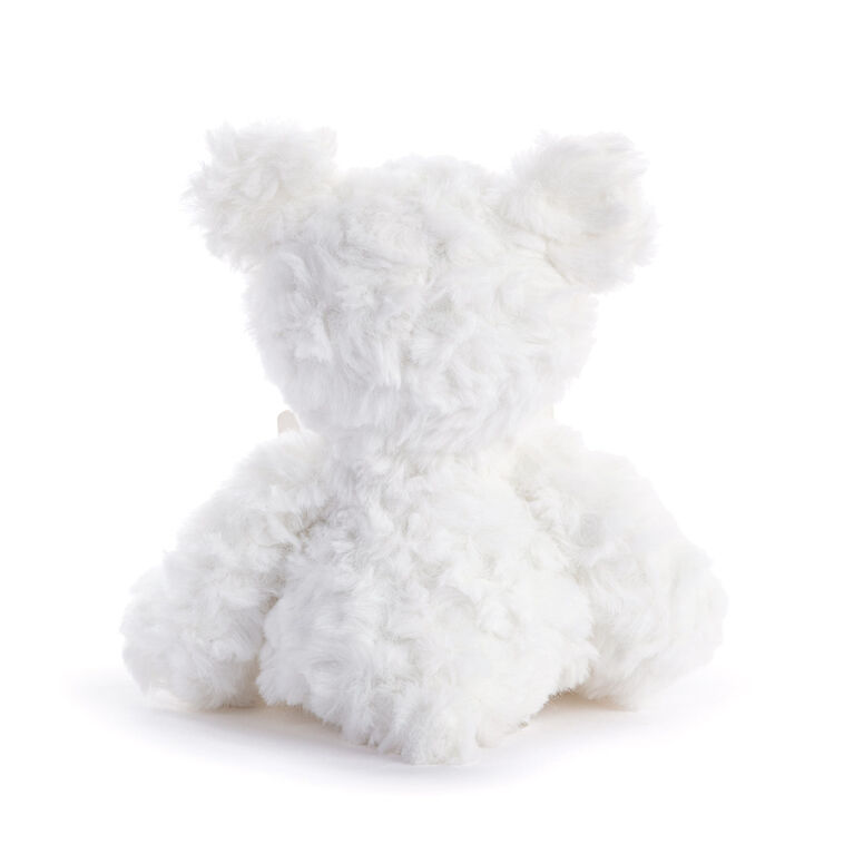 Hallmark Demdaco Guardian Angel White Plush Bear With Angel Wings Bracelet
