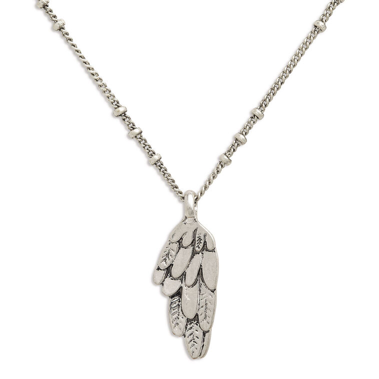 Hallmark Demdaco Guardian Angel Wing Pendant Necklace 18"