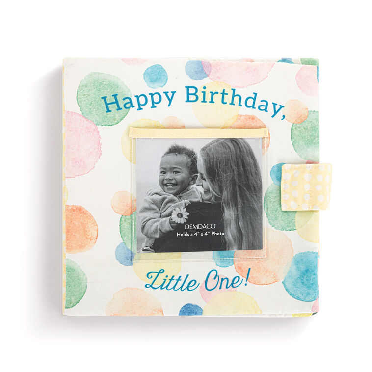 hallmark Demdaco Happy Birthday Little One Soft Photo Book