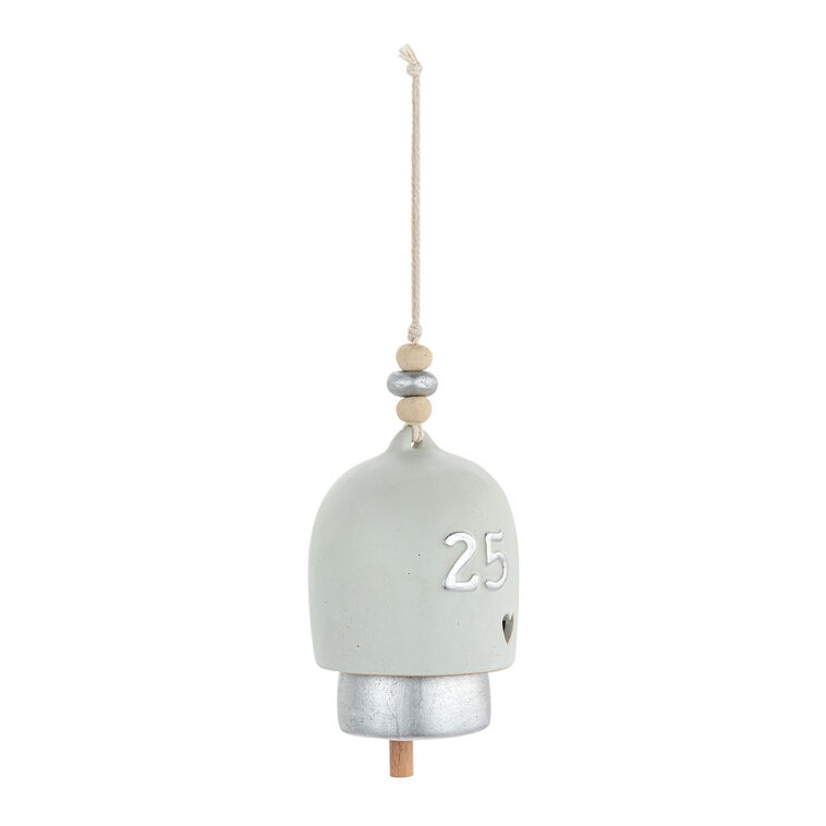 Hallmark Demdaco Inspired 25th Anniversary Hanging Bell
