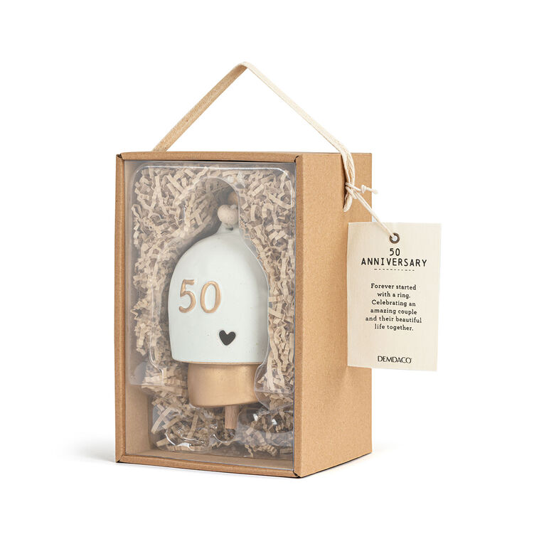 Hallmark Demdaco Inspired 50th Anniversary Hanging Bell