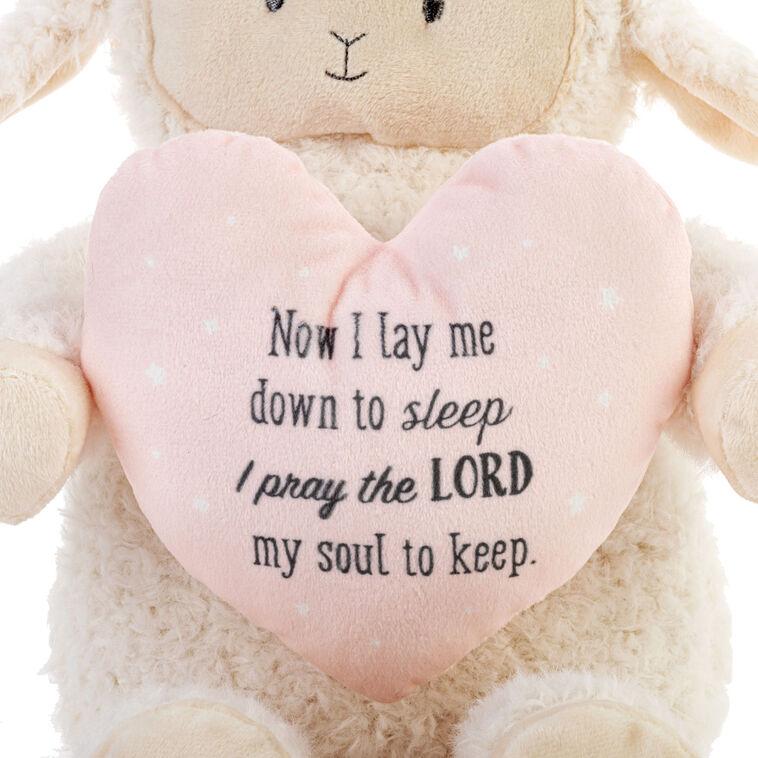 Hallmark Demdaco Jesus Loves Me Musical Lullaby Lamb Stuffed Animal 18"