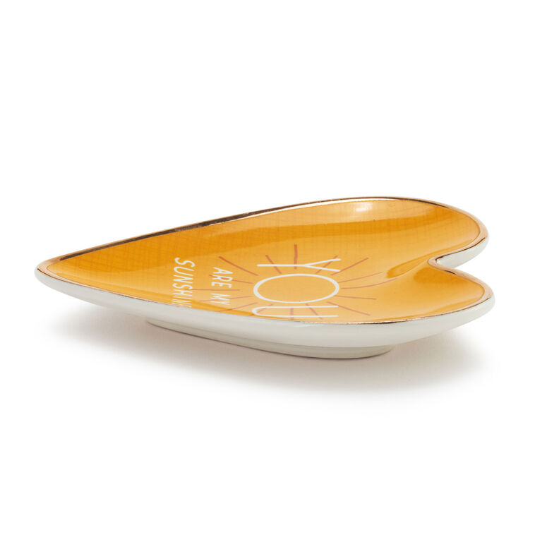 Hallmark Demdaco My Sunshine Art Heart Trinket Dish
