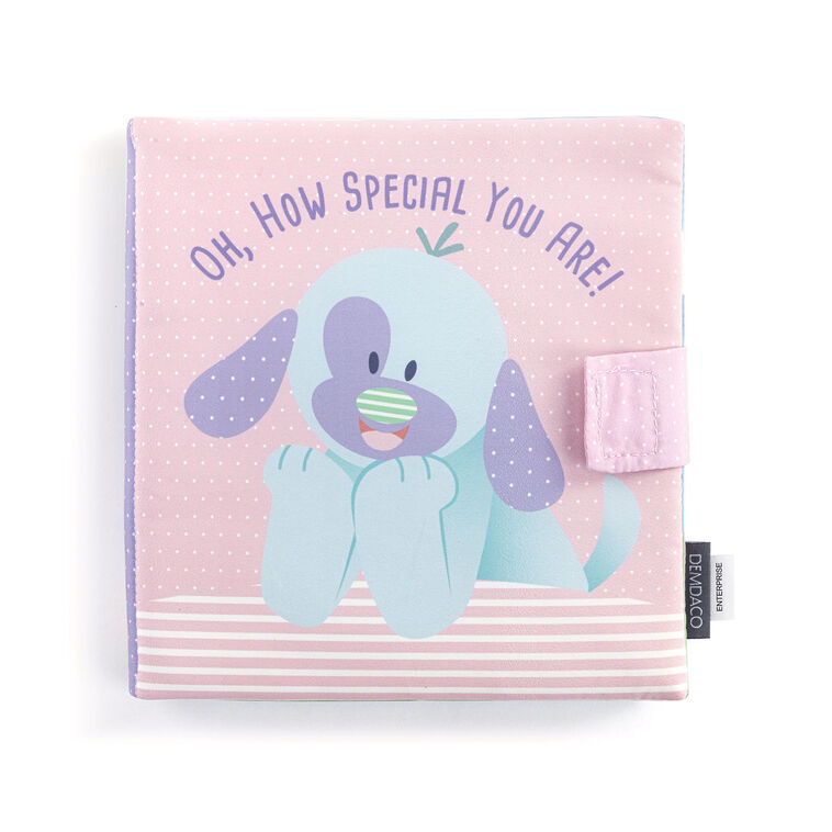 hallmark Demdaco Oh How Special You Are Cloth Activity Book With Puppy
