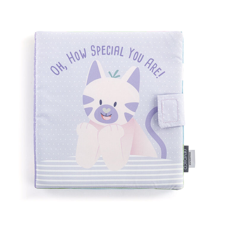 hallmark Demdaco Oh How Special You Are Cloth Activity Book With Kitty