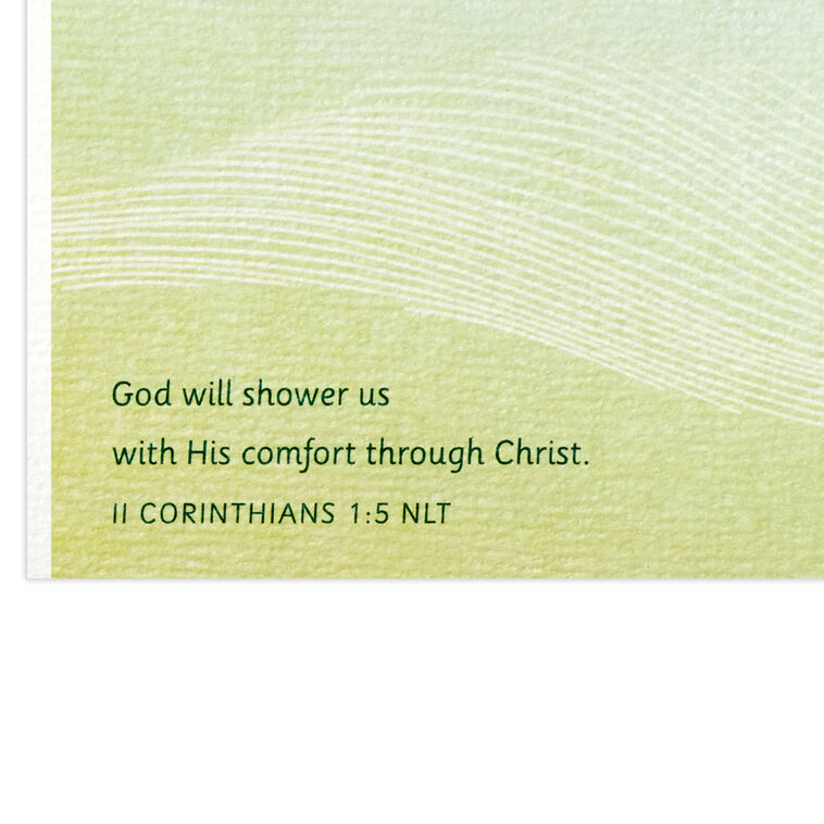 Hallmark Depth Of Your Love Religious Sympathy Card For Loss Of Wife