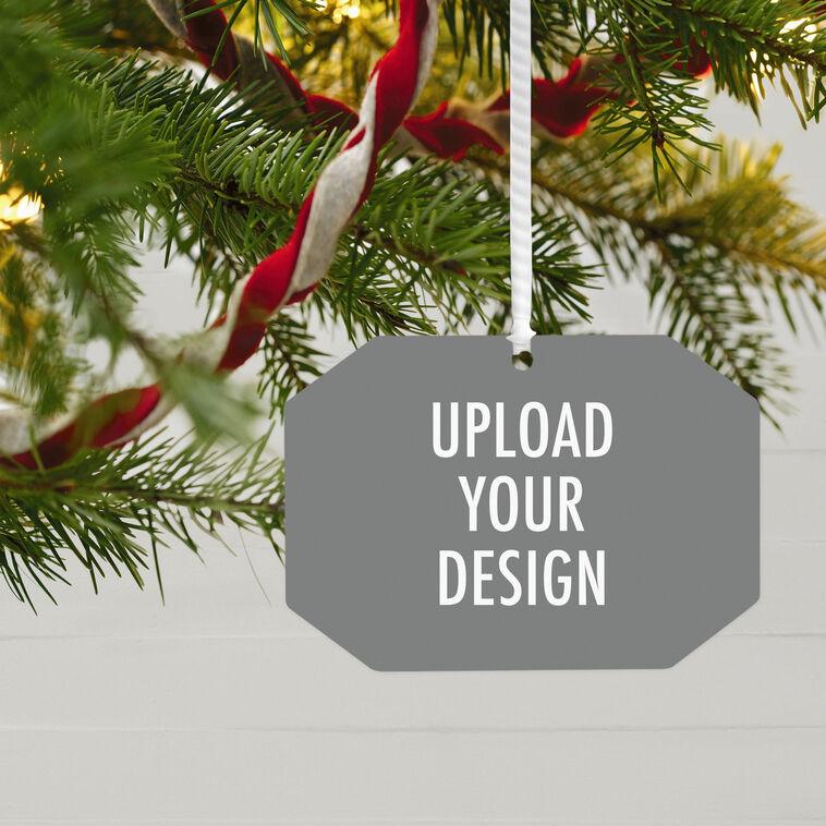 Hallmark Design-Your-Own Horizontal Rectangle Metal Personalized Ornament Custom Photo