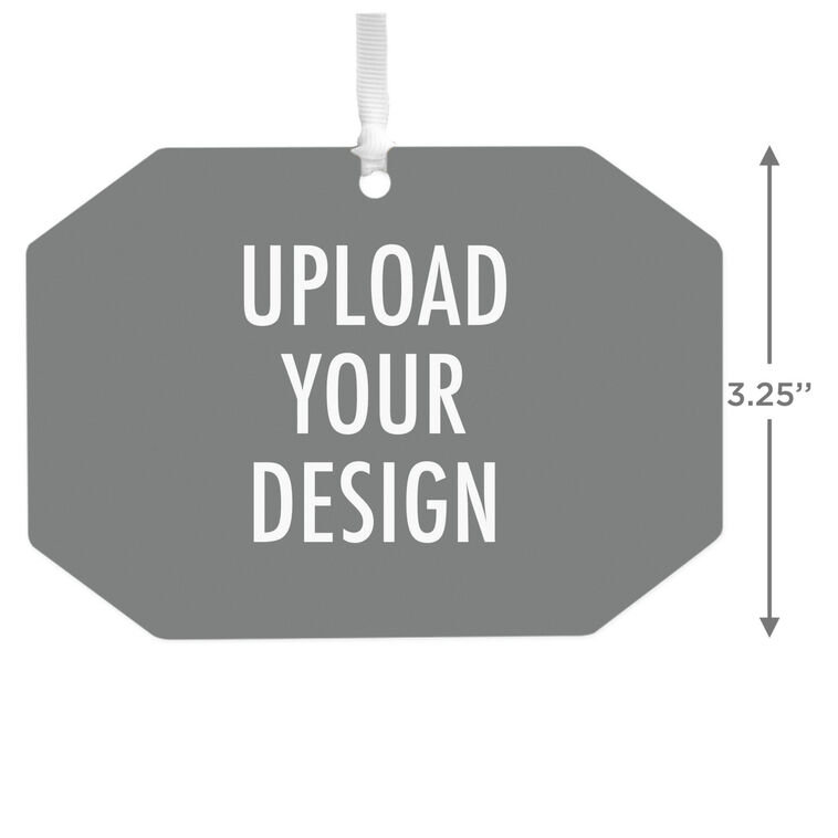 Hallmark Design-Your-Own Horizontal Rectangle Metal Personalized Ornament Custom Photo