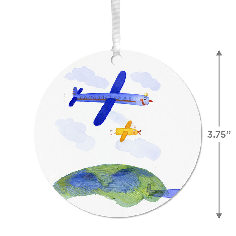 Hallmark Design-Your-Own Round Metal Personalized Ornament Custom Photo