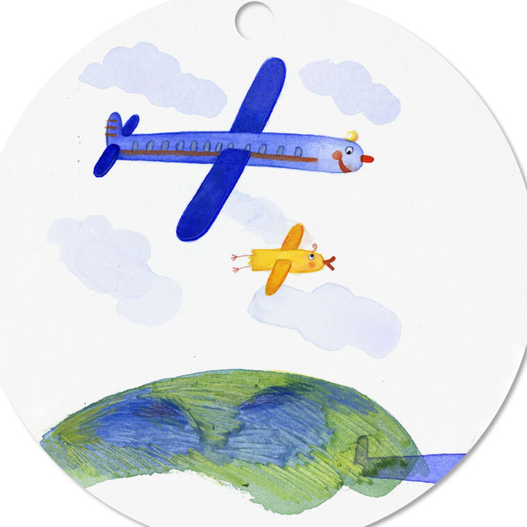 Hallmark Design-Your-Own Round Metal Personalized Ornament Custom Photo