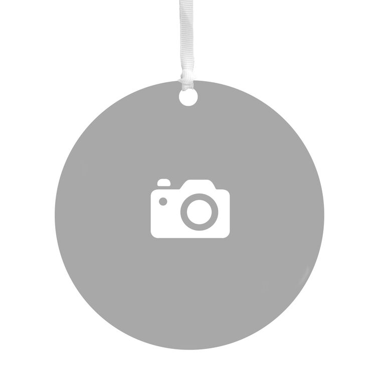 hallmark Design-Your-Own Round Metal Personalized Ornament Custom Photo