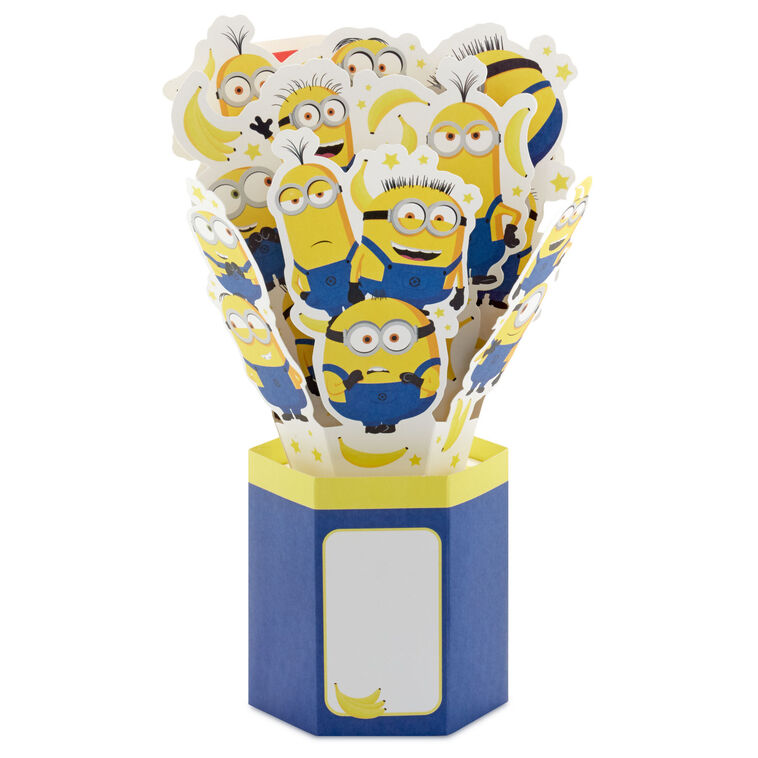 Hallmark Despicable Me Minions Celebrating You 3D Pop-Up Card
