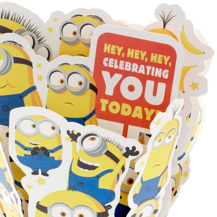 Hallmark Despicable Me Minions Celebrating You 3D Pop-Up Card