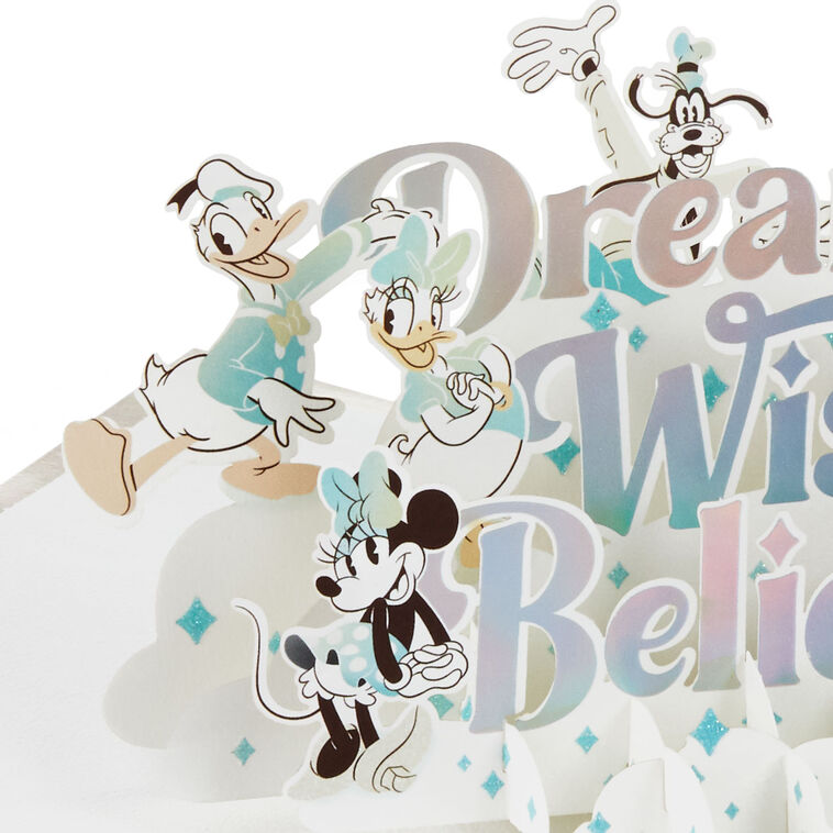 Hallmark Disney 100 Years Of Wonder Day Full Of Wonder 3D Pop-Up Card