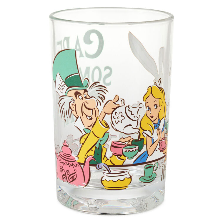 Hallmark Disney Alice In Wonderland Collectible Drinking Glass 13.5 Oz