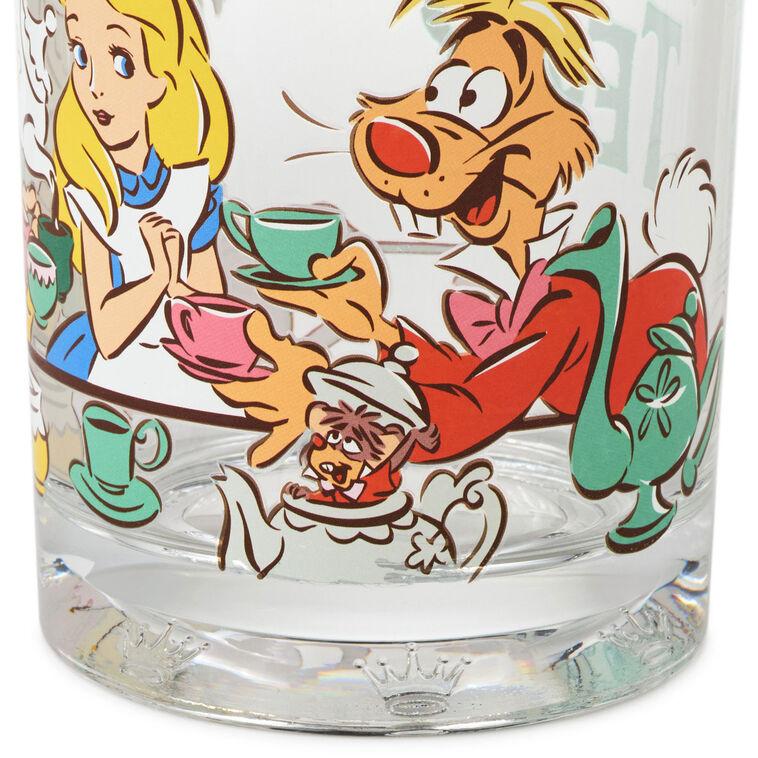 Hallmark Disney Alice In Wonderland Collectible Drinking Glass 13.5 Oz