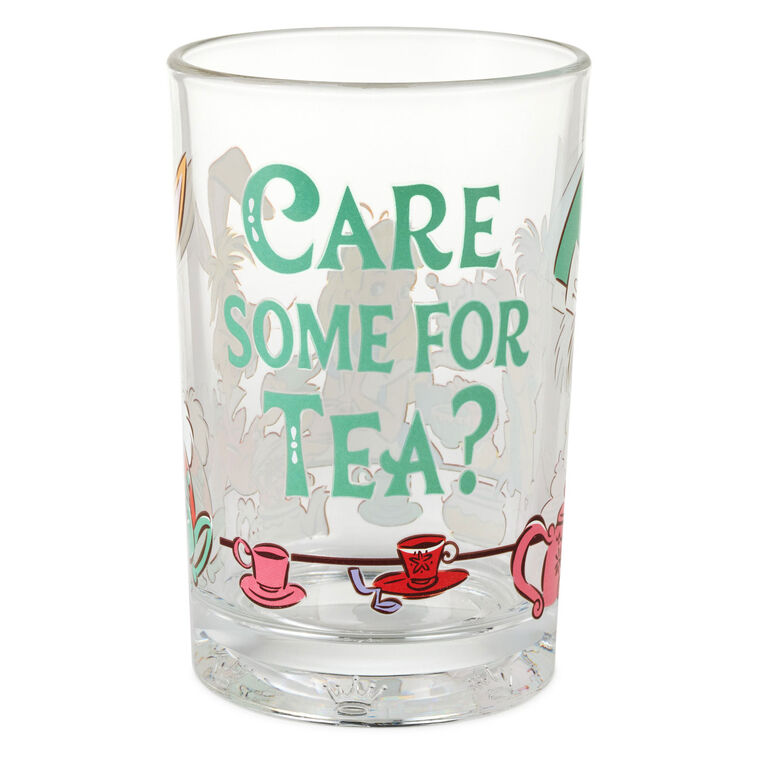 hallmark Disney Alice in Wonderland Collectible Drinking Glass 13.5 oz