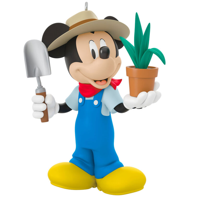 hallmark Disney All About Mickey Gardener Mickey Ornament