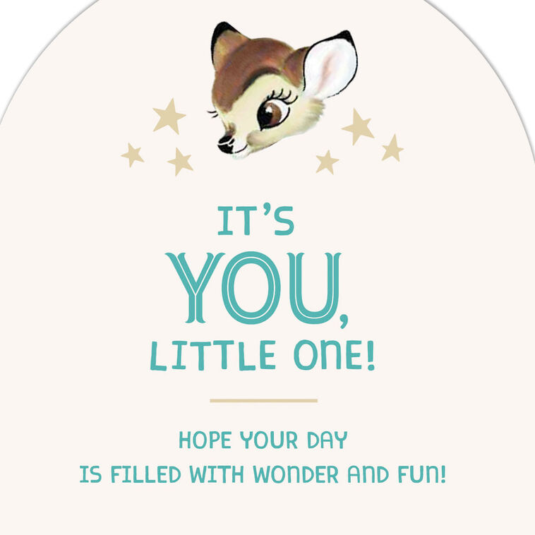 Hallmark Disney Bambi And Thumper Wonder And Fun First Birthday Card For Boys