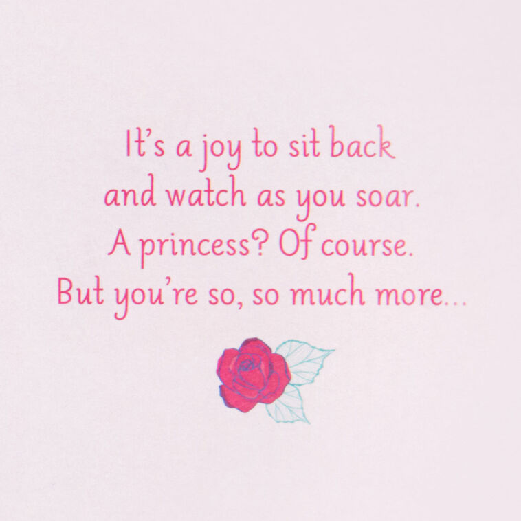 Hallmark Disney Beauty And The Beast So Much More Than A Princess Birthday Card With Bookmark