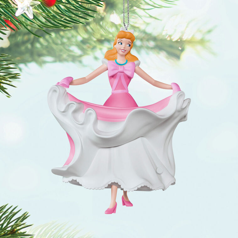 Hallmark Disney Cinderella A Lovely Dress For Cinderelly Musical Ornament
