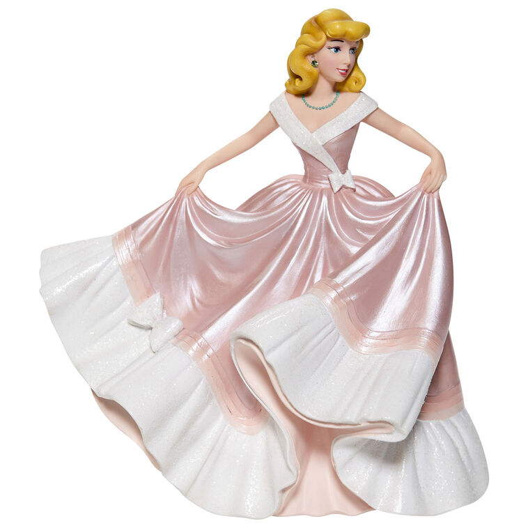 hallmark Disney Cinderella in Pink Dress Couture de Force Figurine 7.75"