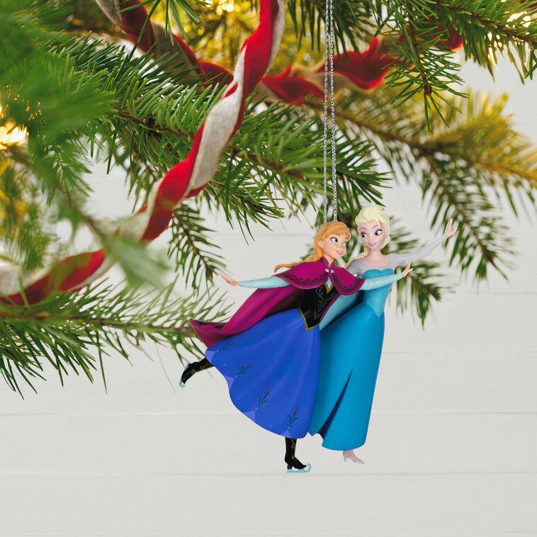 Hallmark Disney Frozen 10th Anniversary Two Sisters One Heart Ornament
