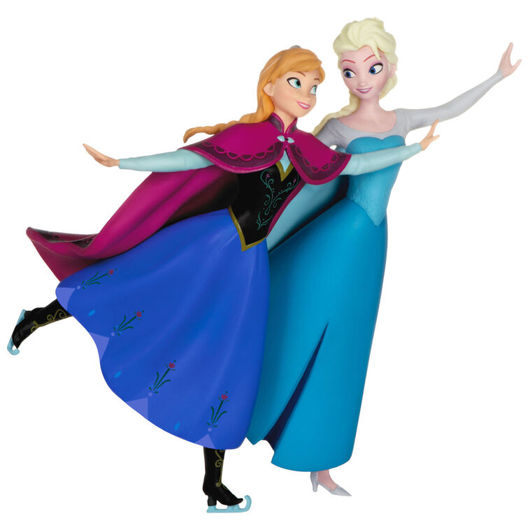 hallmark Disney Frozen 10th Anniversary Two Sisters One Heart Ornament