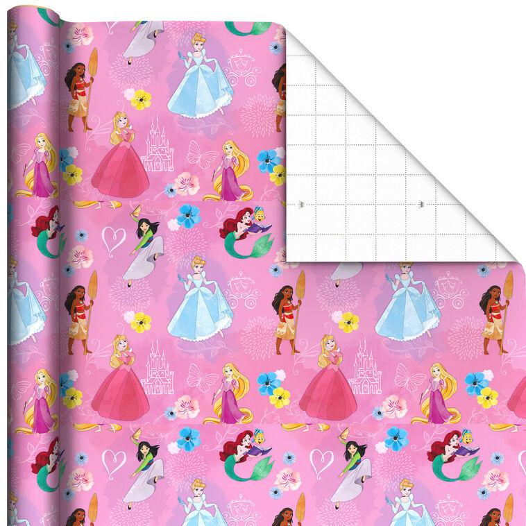 Hallmark Disney Frozen And Disney Princesses Wrapping Paper Assortment 60 Sq. Ft