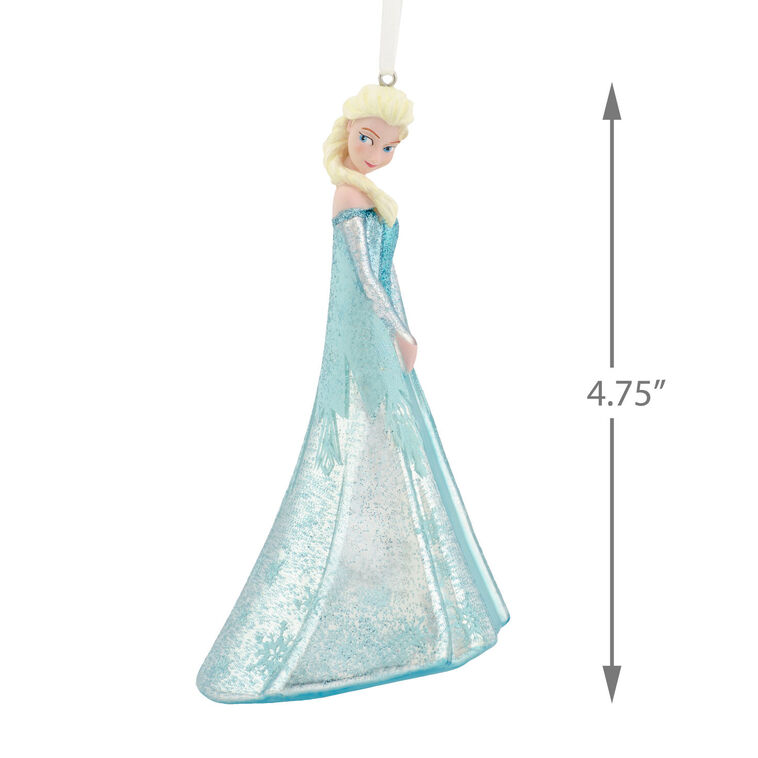 Hallmark Disney Frozen Elsa Blown Glass Hallmark Ornament