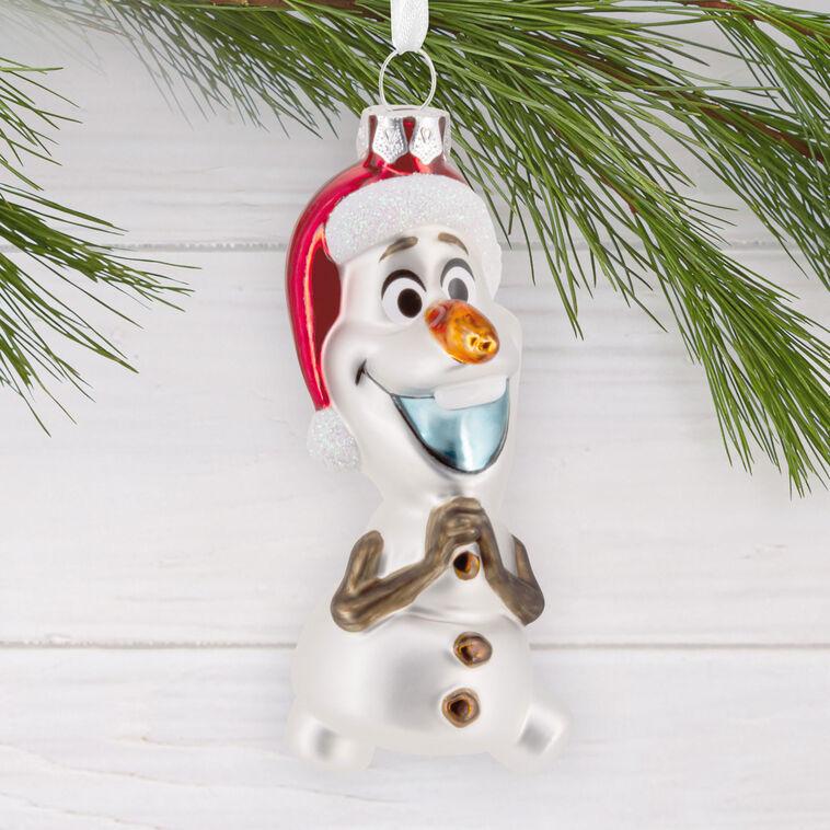 Hallmark Disney Frozen Holiday Olaf Glass Hallmark Ornament