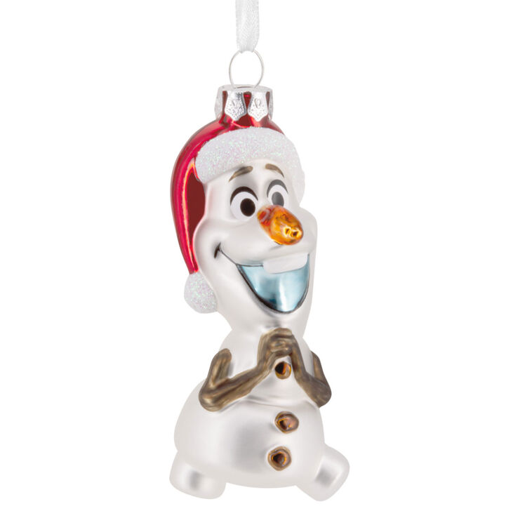 hallmark Disney Frozen Holiday Olaf Glass Hallmark Ornament