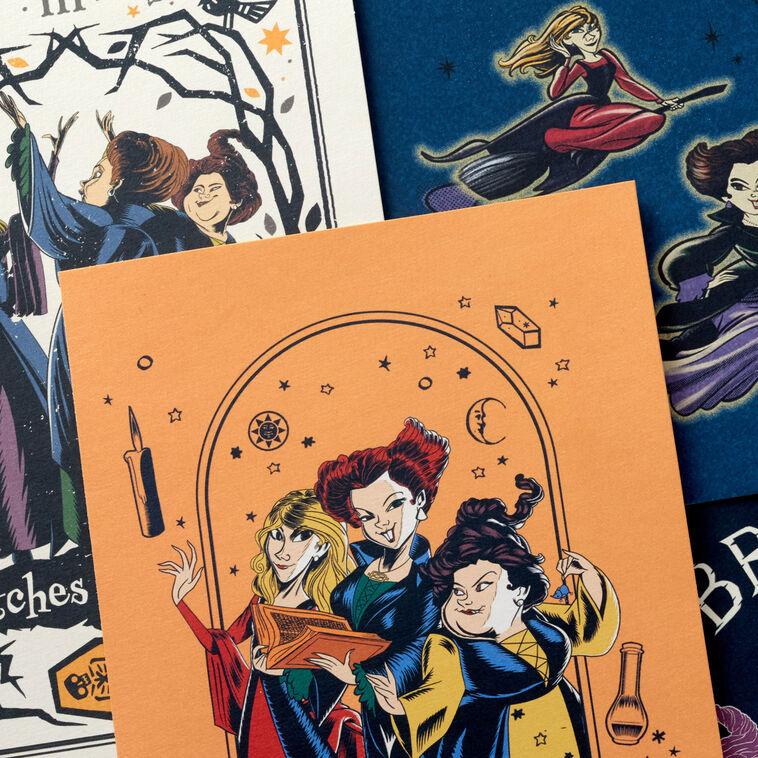 Hallmark Disney Hocus Pocus Sanderson Sisters Boxed Halloween Cards Assortment Pack Of 16