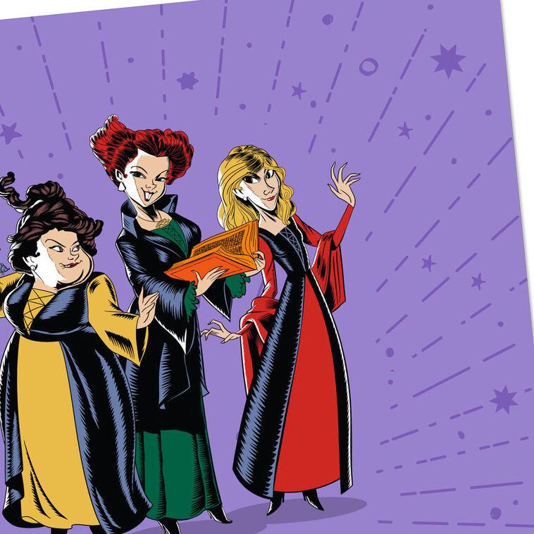 Hallmark Disney Hocus Pocus Sanderson Sisters Hope It's Magical Halloween Card