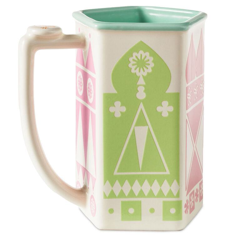 Hallmark Disney It's A Small World 5-Sided Mug 15 Oz