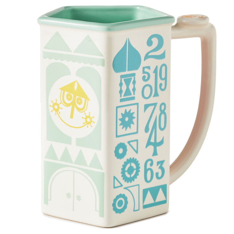 hallmark Disney It's a Small World 5-Sided Mug 15 oz