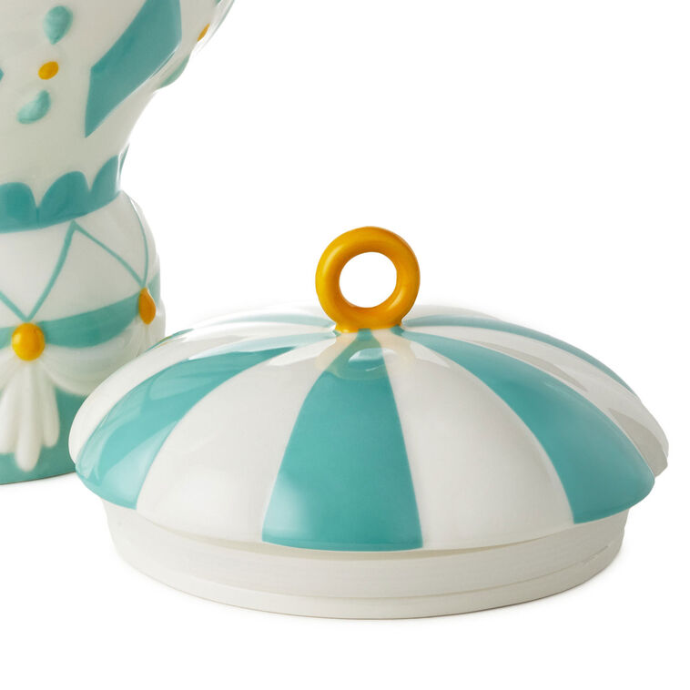 Hallmark Disney It's A Small World Hot Air Balloon Cookie Jar With Sound