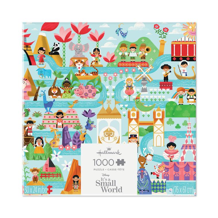 hallmark Disney It's a Small World Map 1000-Piece Jigsaw Puzzle