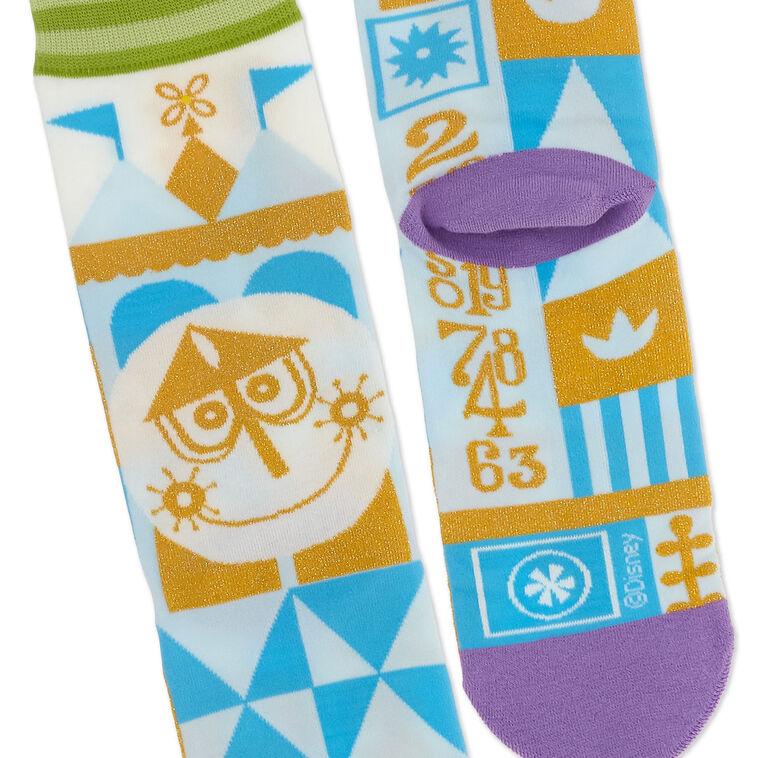 Hallmark Disney It's A Small World Novelty Crew Socks