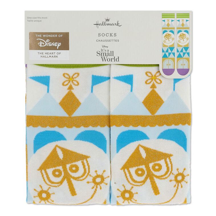 Hallmark Disney It's A Small World Novelty Crew Socks